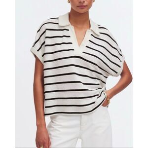 Madewell Relaxed V-Neck Polo Shirt